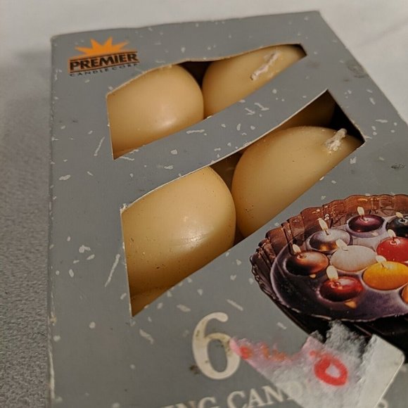 Purple Gold Floral Floating Candles Flowers Roses Tealights 4 sets 17 Candles - Picture 8 of 10